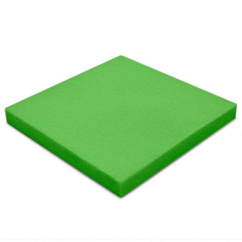 Acoustic foam panel Ecosound Pattern Velvet 60mm, 60x60cm color green