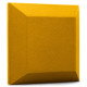 Velvet acoustic panel made of acoustic foam Ecosound Velvet Gold 25x25cm 50mm Golden color