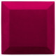 Velvet acoustic panel made of acoustic foam Ecosound Velvet Pink 25x25cm 50mm 