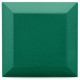 Velvet acoustic panel made of acoustic foam Ecosound Velvet Kelly green 25x25cm 50mm