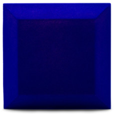 Velvet acoustic panel made of acoustic foam Ecosound Velvet Electric blue 25x25cm 50mm