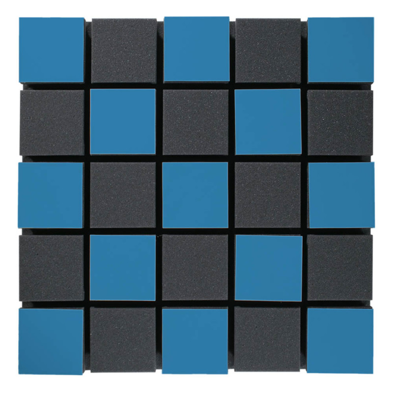 Acoustic panel Ecosound Tetras Acoustic Wood Blue 50x50cm 53mm 