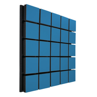 Acoustic panel Ecosound Tetras Wood Blue 50x50cm 53mm 
