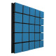 Acoustic panel Ecosound Tetras Wood Blue 50x50cm 53mm 