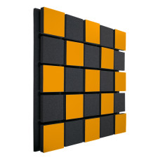 Acoustic panel Ecosound Tetras Acoustic Wood Orange 50x50cm 33mm 