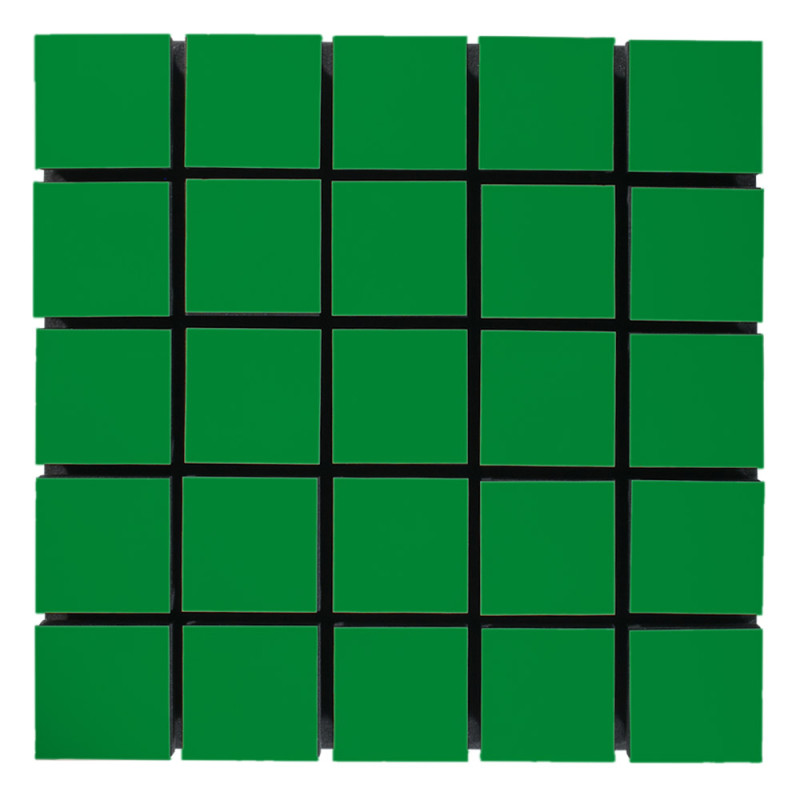 Acoustic panel Ecosound Tetras Wood Green 50x50cm 53mm 