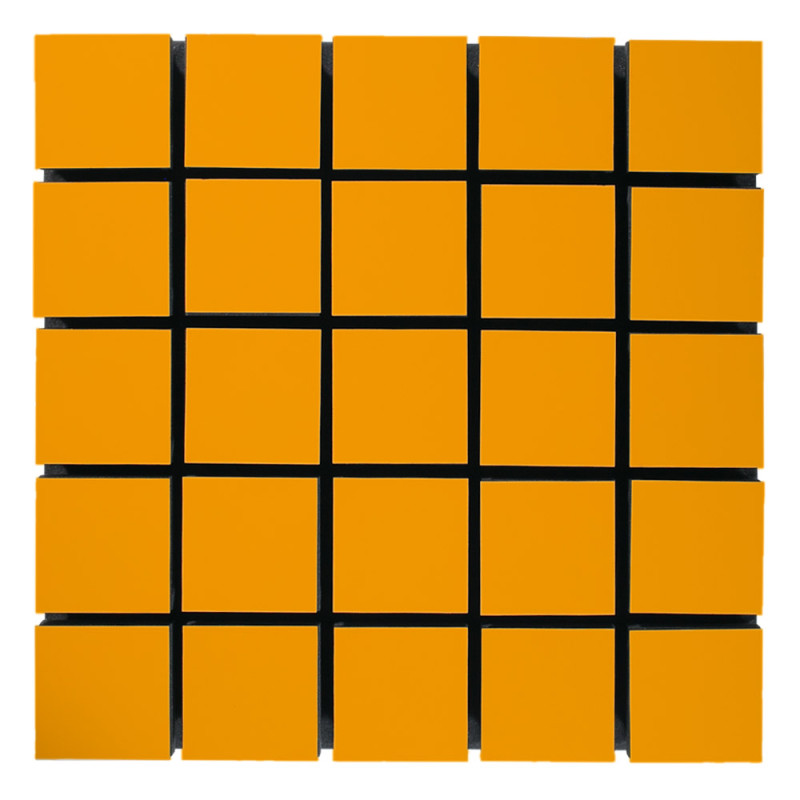 Acoustic panel Ecosound Tetras Wood Orange 50x50cm 53mm 