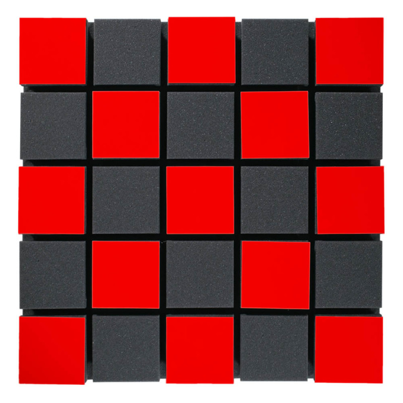 Acoustic panel Ecosound Tetras Acoustic Wood Red 50x50cm 53mm 