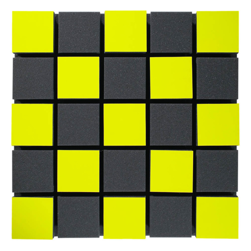 Acoustic panel Ecosound Tetras Acoustic Wood Yellow 50x50cm 53mm 