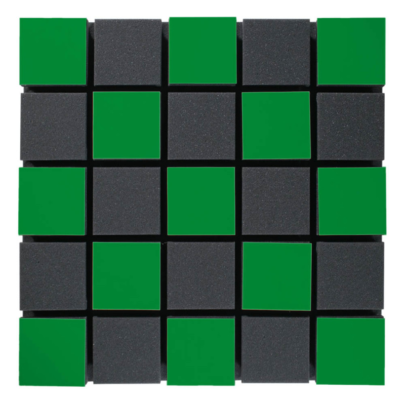 Acoustic panel Ecosound Tetras Acoustic Wood Green 50x50cm 53mm 