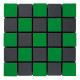 Acoustic panel Ecosound Tetras Acoustic Wood Green 50x50cm 53mm 