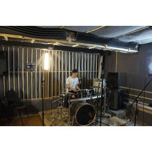 Drumming studio.