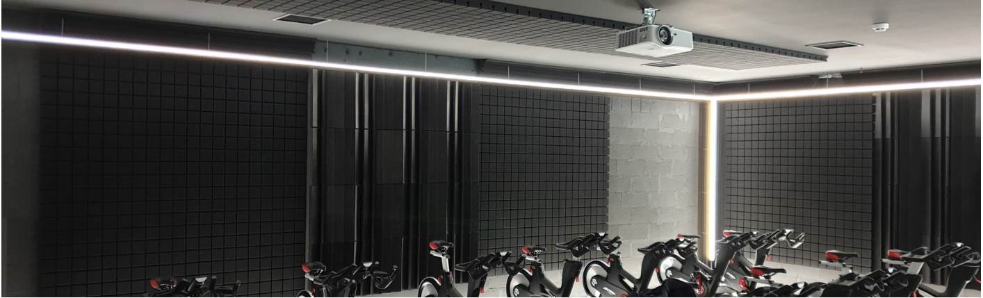 Soundproofing of sports halls