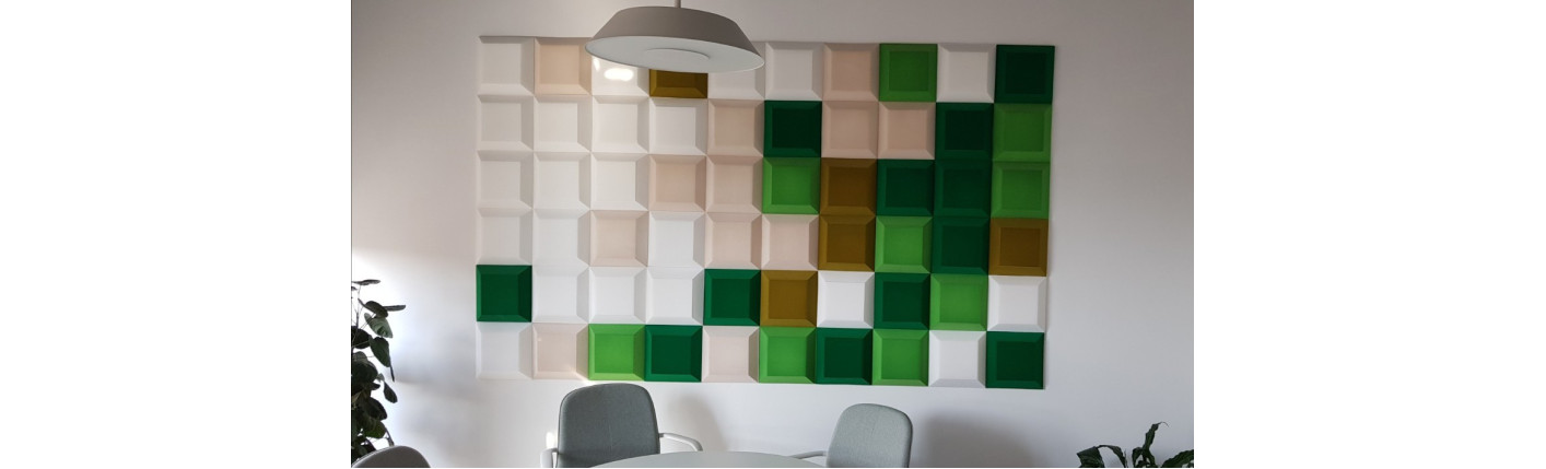 Velvet covered panels