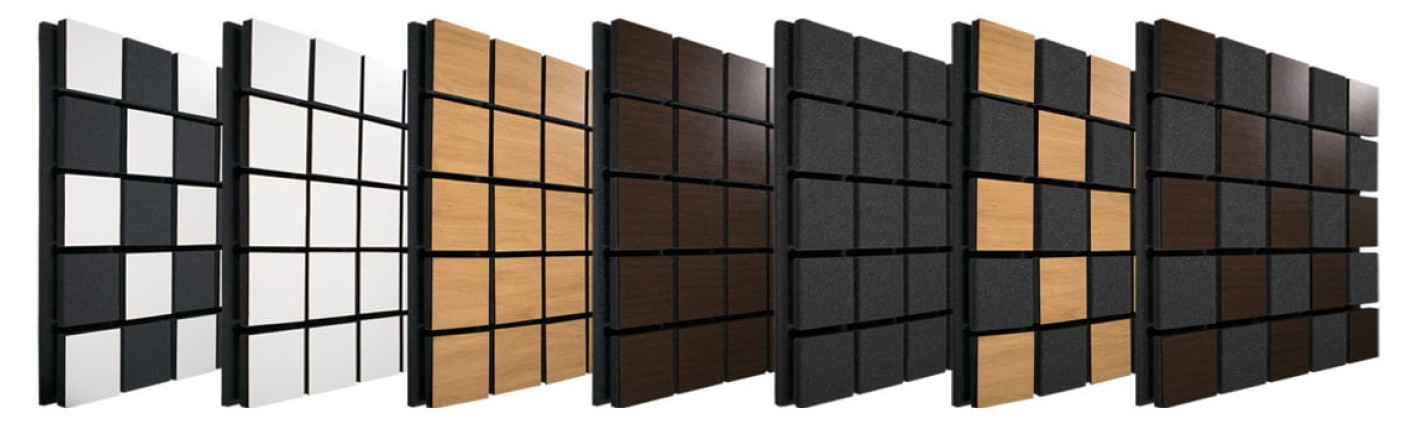 Acoustic panels make acoustic correction  high-quality