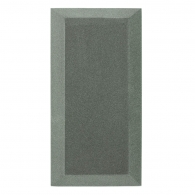 Velvet acoustic panel made of acoustic foam Ecosound Velvet Gray 50x25cm 50mm Color Grey