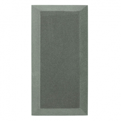 Velvet acoustic panel made of acoustic foam Ecosound Velvet Gray 50x25cm 50mm Color Grey