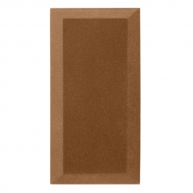 Velvet acoustic panel made of acoustic foam Ecosound Velvet Brown 50x25cm 50mm 