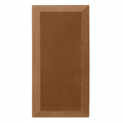 Velvet acoustic panel made of acoustic foam Ecosound Velvet Brown 50x25cm 50mm 