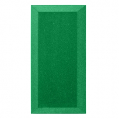 Купить velvet acoustic panel made of acoustic foam ecosound velvet green 50x25cm 50mm  по низкой цене