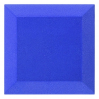 Velvet acoustic panel made of acoustic foam Ecosound Velvet Blue 25x25cm 50mm 