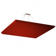 Ecosound Quadro Red Suspended Sound Absorbing Panel 50mm 1x1m 