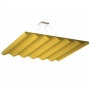 Купить ecosound quadro wave yellow suspended sound absorbing panel 50mm 1x1m по низкой цене