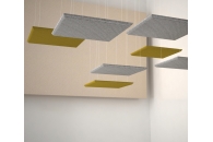 Acoustic suspended ceilings