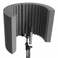 Acoustic shield for microphone Ecosound Ecos Shiled 53x40cm 80mm graphite black