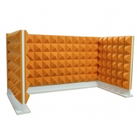 Ecosound Pyramid Orange U-TYPE 120x60 cm + 60x60 cm orange 