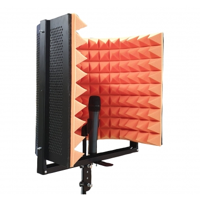 Купить acoustic shield for microphone ecosound l 50x50 cm color orange по низкой цене