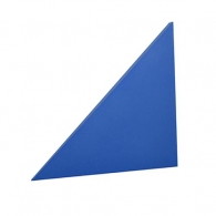 Acoustic plate triangle Ecosound Acqua 500x500x30mm color blue