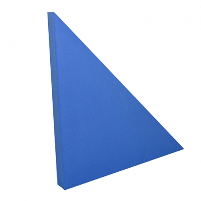 Купить acoustic plate triangle ecosound acqua 500x500x30mm color blue по низкой цене