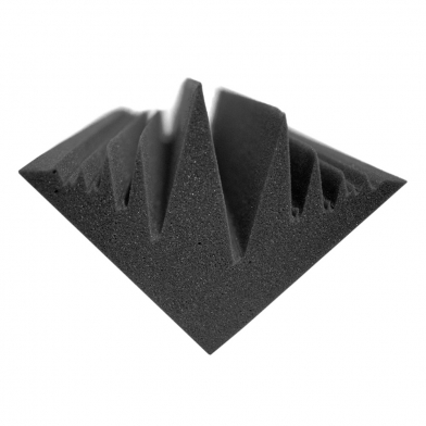 Купить bass trap ecosound saw angled length 0.5m width 25cm color graphite black по низкой цене