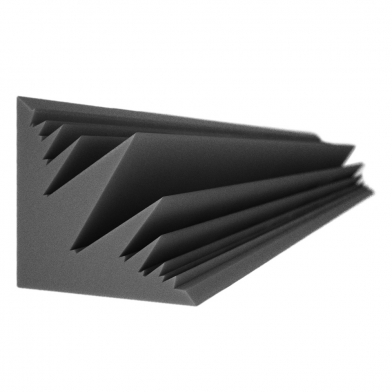 Купить bass trap ecosound saw angled length 2m width 25cm color graphite black по низкой цене