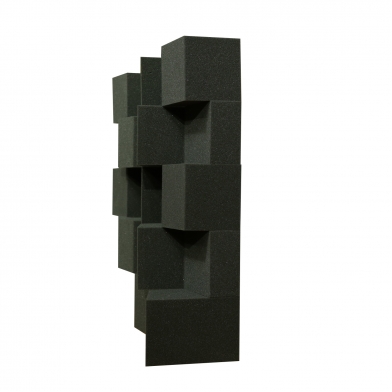 Купить acoustic diffuser ecosound ecodiff foam 150mm, 50x50 cm black по низкой цене