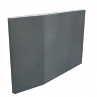 Acoustic plate Ecosound Doblorectang Gray 800x500x80mm color grey