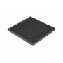 Купить acoustic foam panel ecosound volna m 40mm, 50x50cm graphite black по низкой цене