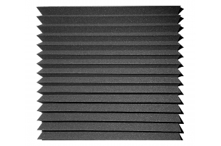 Ecosound Acoustic Foam Panel Saw 100mm 0.6mx0.6m Graphite Black