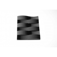 Acoustic foam panel Ecosound FISH 75mm, 50x10cm graphite black