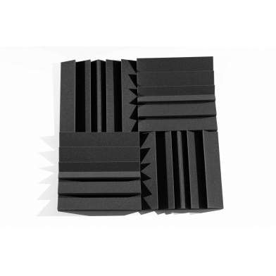 Купить acoustic foam panel ecosound pin 50mm, 50x50cm graphite black по низкой цене