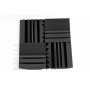 Купить acoustic foam panel ecosound pin 50mm, 50x50cm graphite black по низкой цене