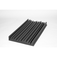 Acoustic foam panel Ecosound Manhattan100mm 1.2mx0.6m Graphite black