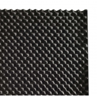 Acoustic Panel Ecosound Macsound Prof wave 1mX0.5mX30mm-color graphite black