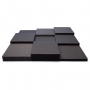 Купить acoustic foam panel ecosound pattern black 60mm, 60x60cm  по низкой цене