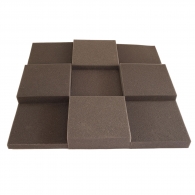 Acoustic foam panel Ecosound Pattern 50mm, 50x50cm color black