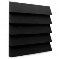 Acoustic foam panel Ecosound Saw 50 mm 50x50cm Graphite black