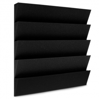 Купить acoustic foam panel ecosound saw 50 mm 50x50cm graphite black по низкой цене