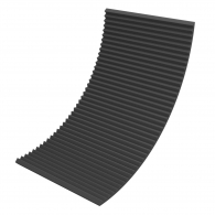 Acoustic foam Ecosound Saw 40mm 2x1m black graphite