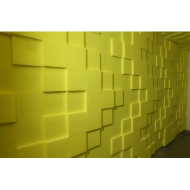 Купить velvet acoustic panel made of acoustic foam ecosound velvet white 50x25cm 50mm  по низкой цене